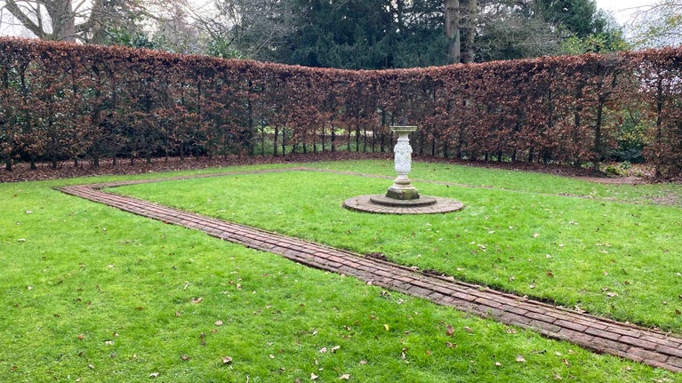 The Secret Garden in winter at Blickling Estate, Norfolk